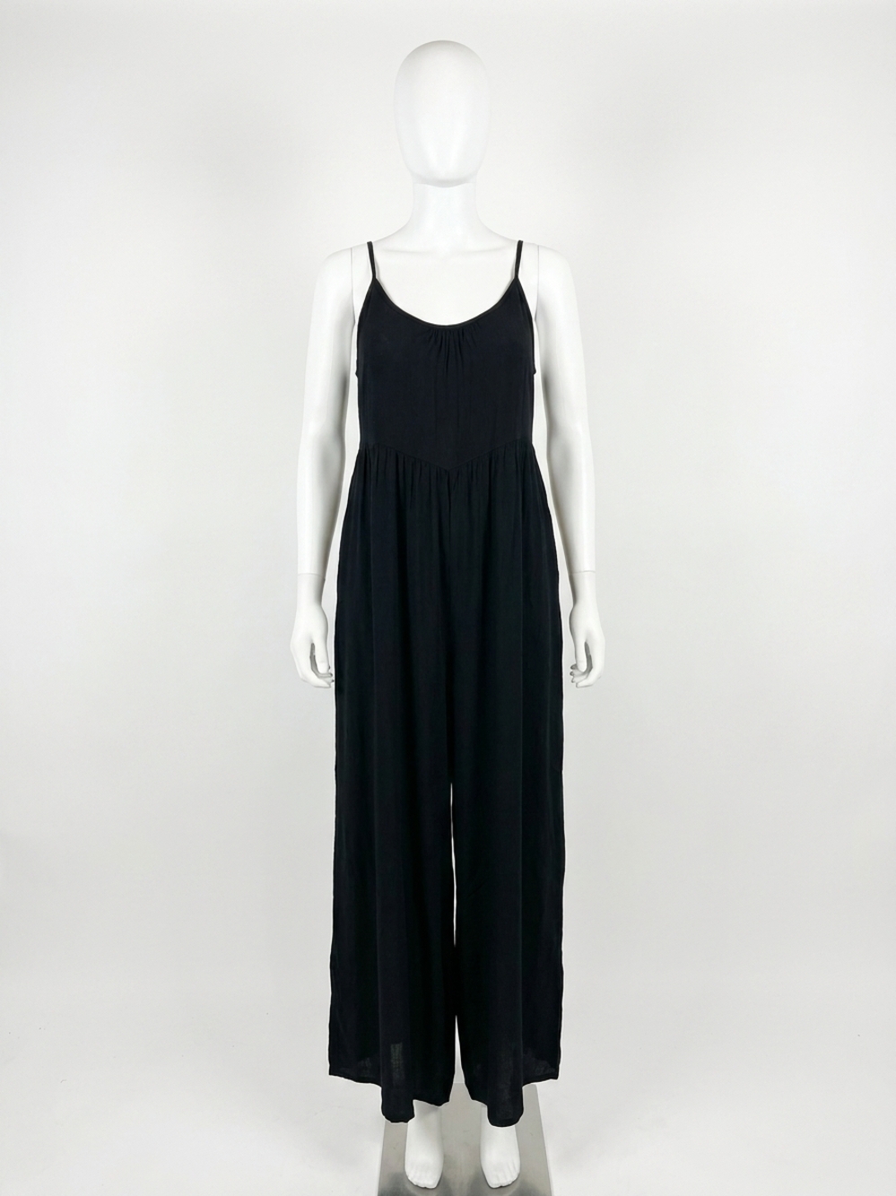 NEW MITTOSHOP classy wide leg jumpsuit in black
